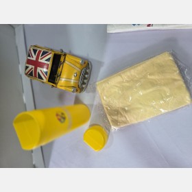 منشفة قماش شامواه  clean cham مطبوع بشعارك