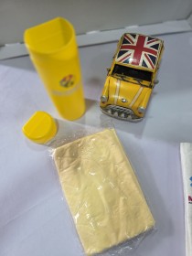 منشفة قماش شامواه  clean cham مطبوع بشعارك